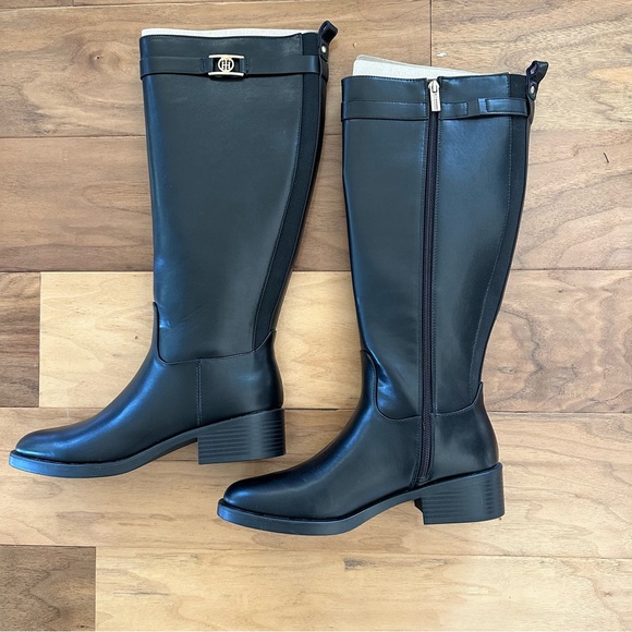 Tommy Hilfiger Shoes - Brand New TOMMY HILFIGER Women's Black Riding Boots, Size 8.5